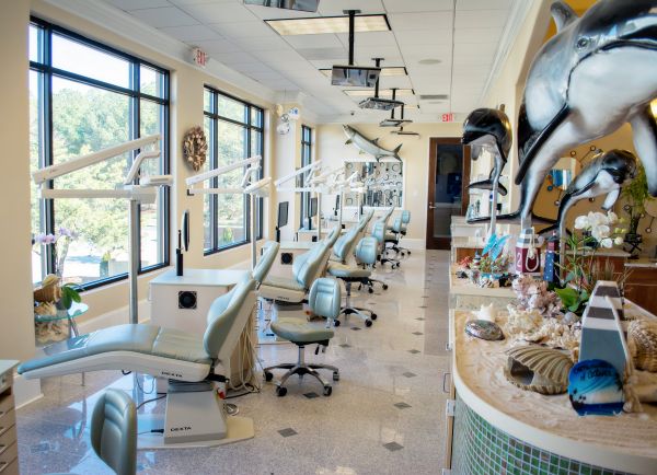 Interior of iCare Orthodontics & Dentistry office in Norcross, GA